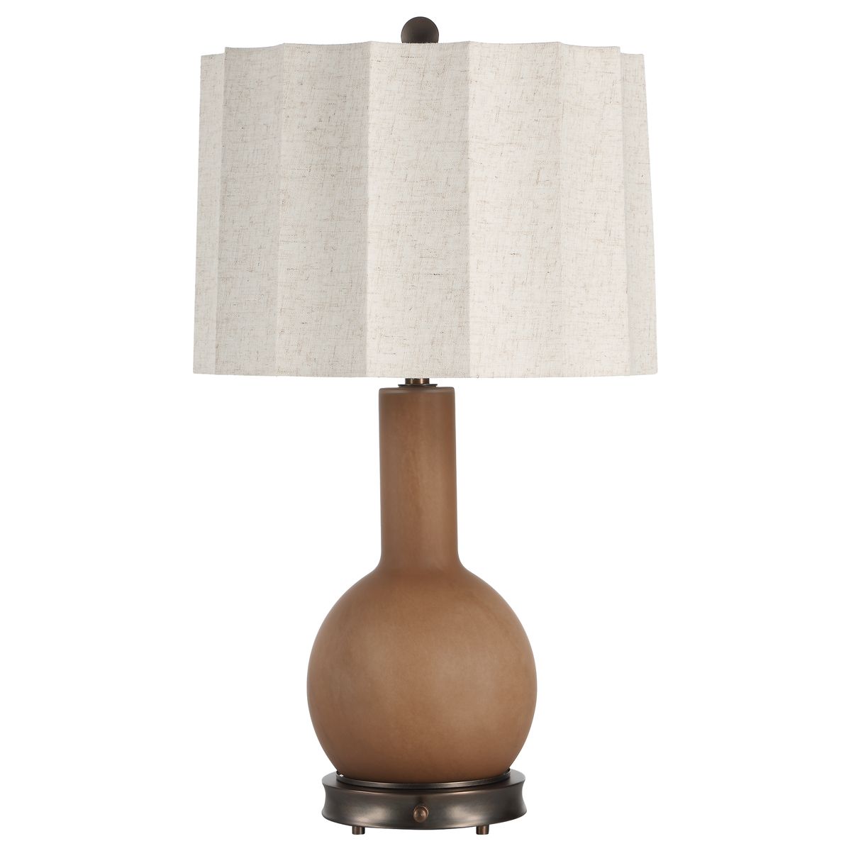 Light Hearted Table Lamp - Smoky Alabaster