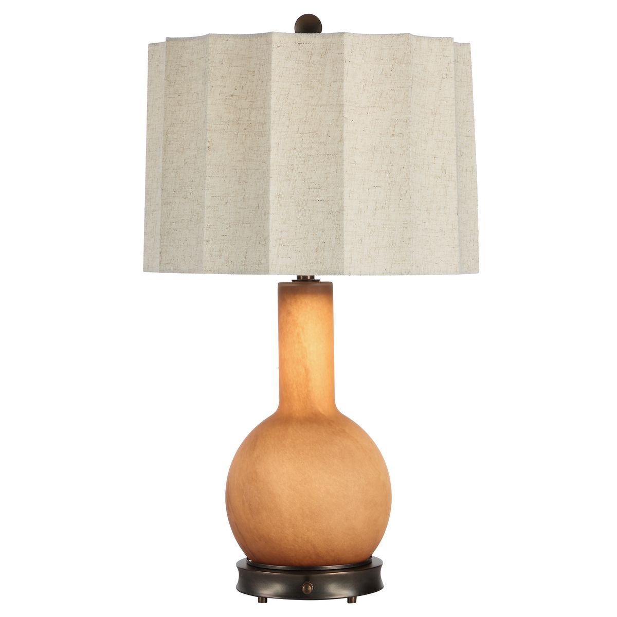 Light Hearted Table Lamp - Smoky Alabaster