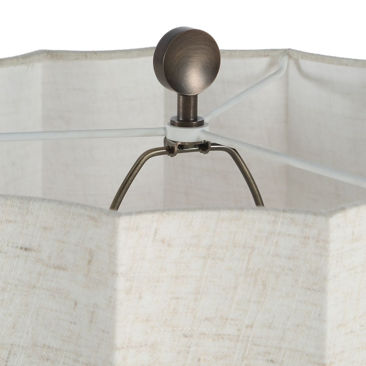Light Hearted Table Lamp - Smoky Alabaster