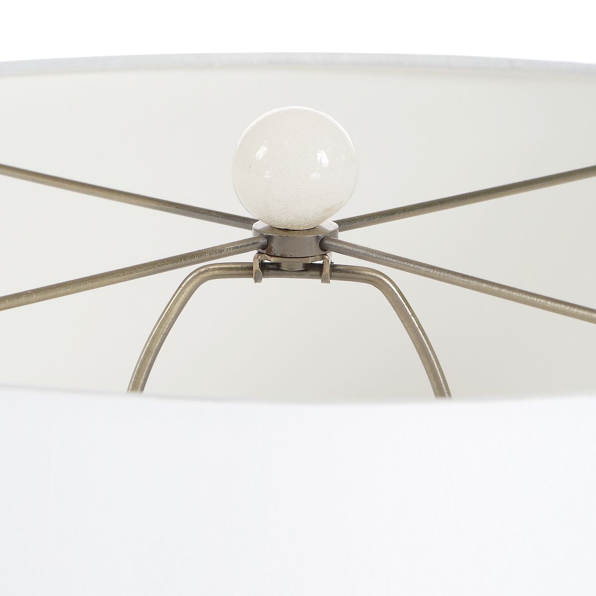 Glass Pillar Table Lamp