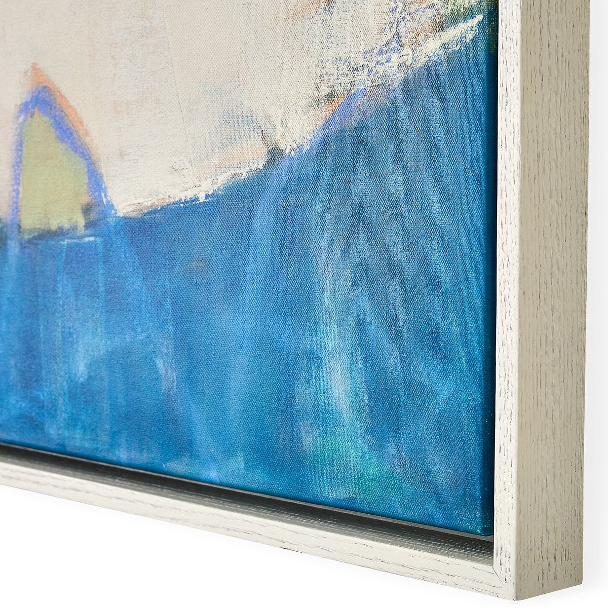 Cool Outlook Framed Canvases, S/4