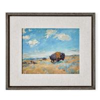 Buffalo Framed Canvas