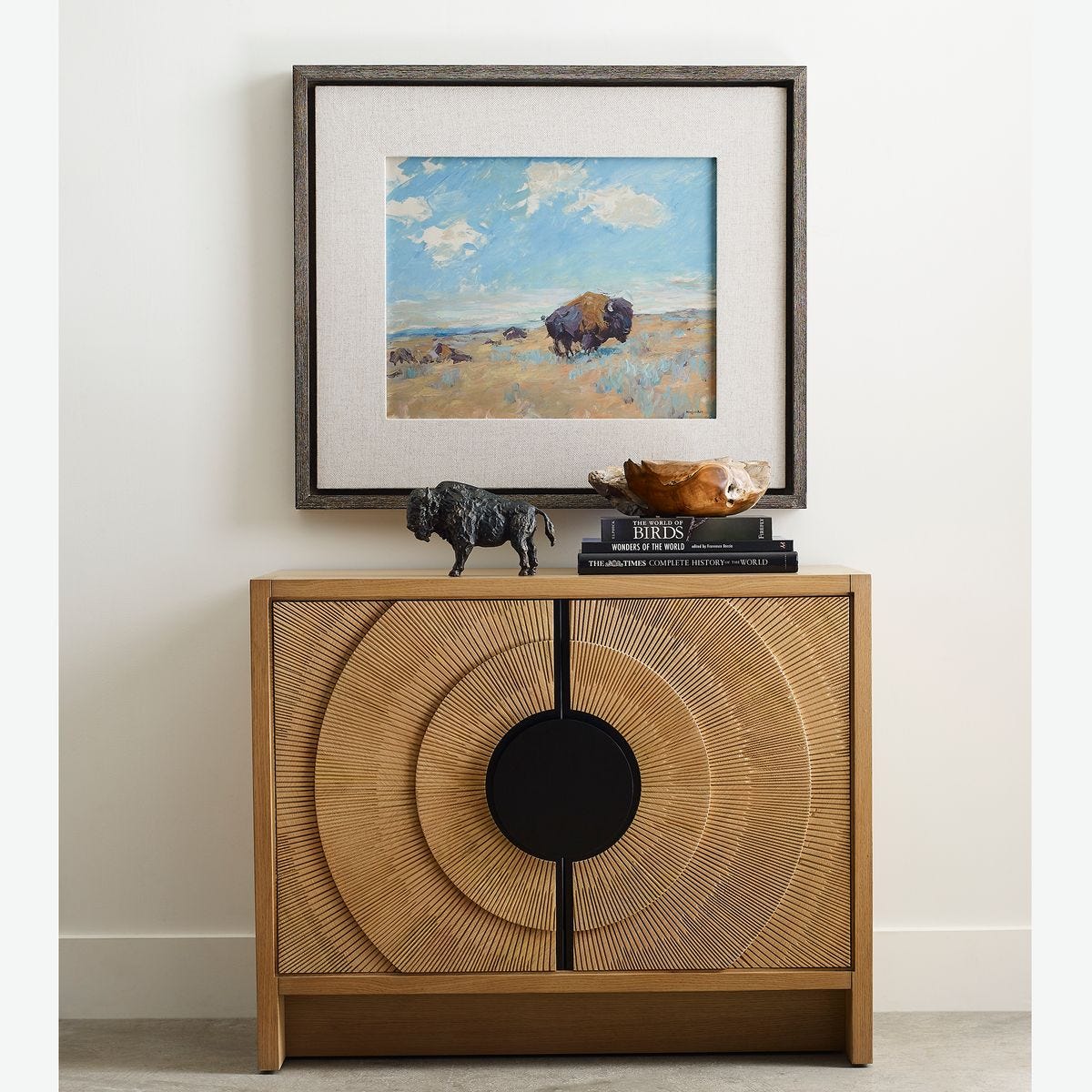 Buffalo Framed Canvas