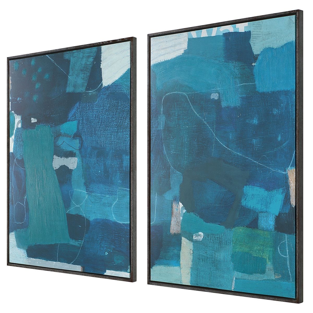 Wait Until Dusk Framed Canvas Diptych, S/2 - Small