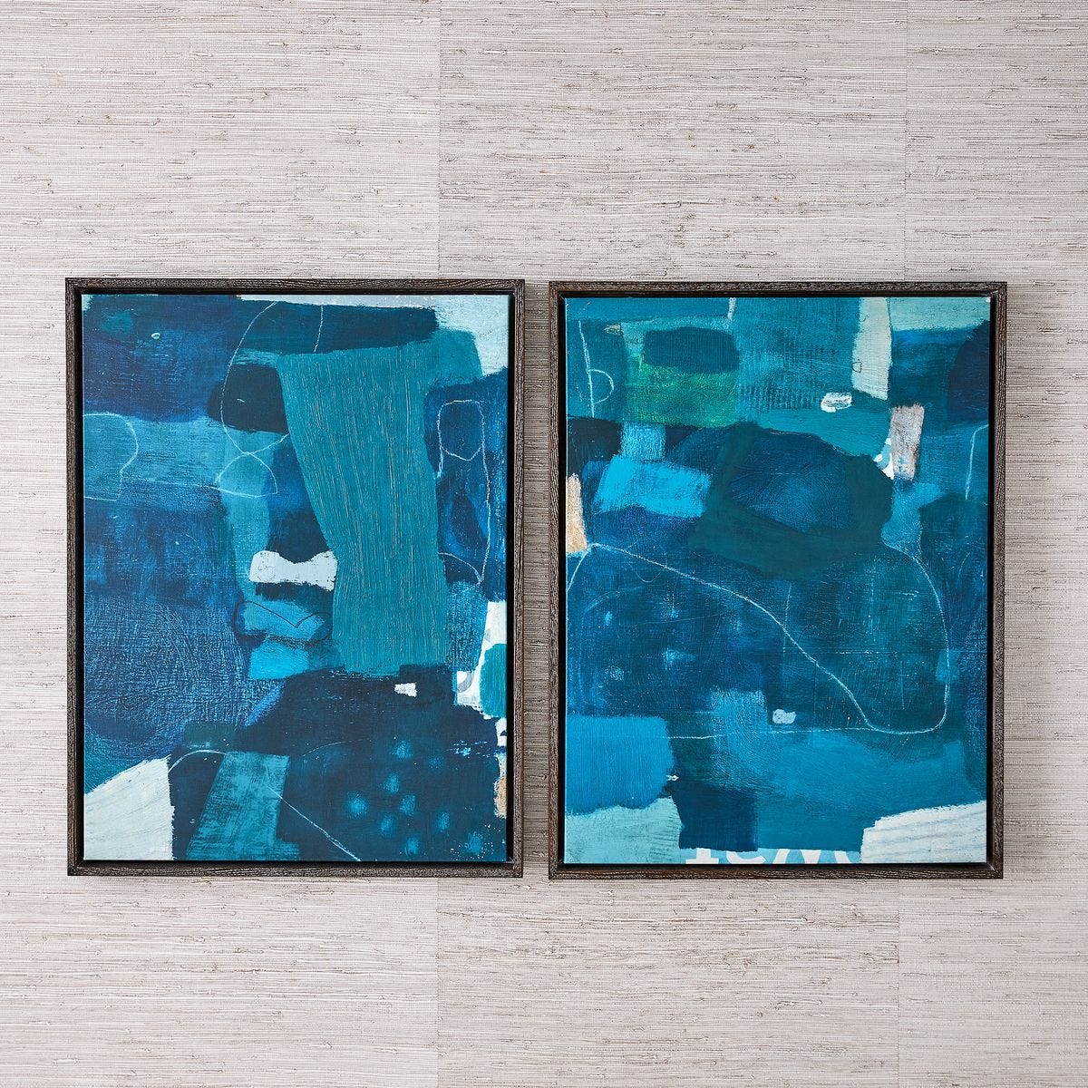 Wait Until Dusk Framed Canvas Diptych, S/2 - Small