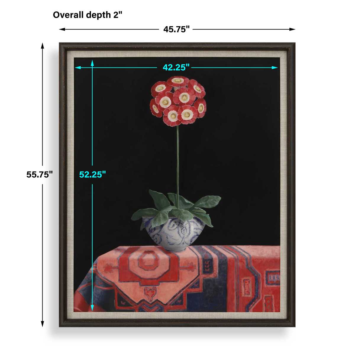 Big Red Framed Canvas