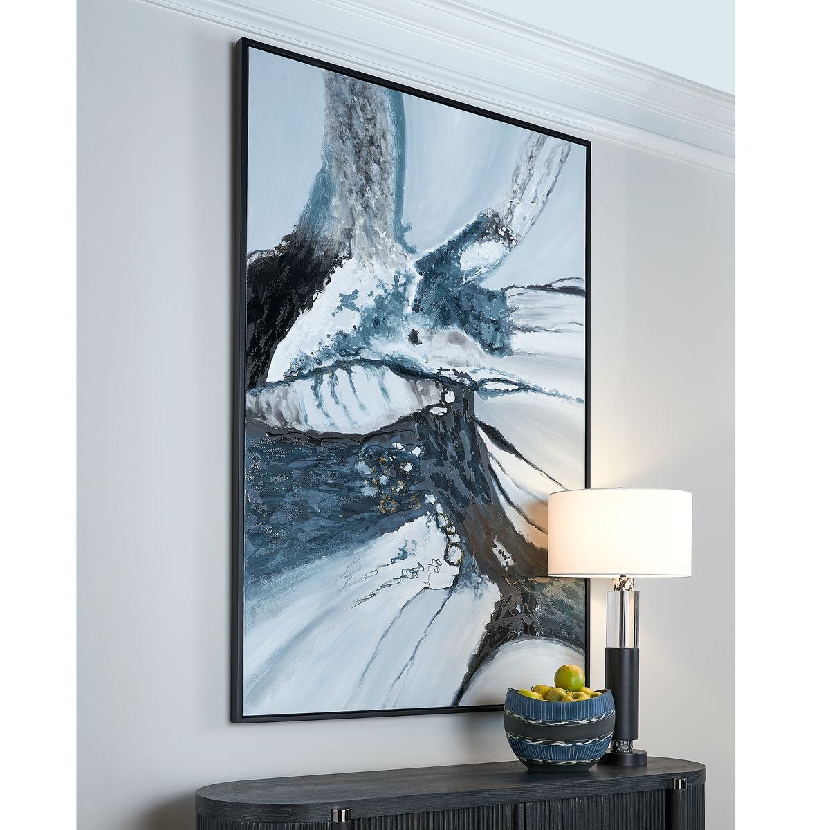 Go With The Flow Hand Painted Canvas