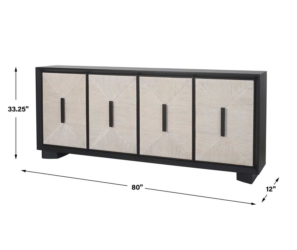 Show Me The Ropes 4 Door Cabinet