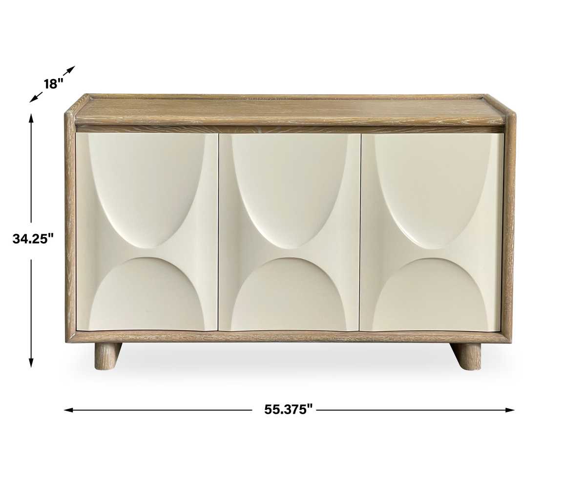 Swoosh 3 Door Cabinet