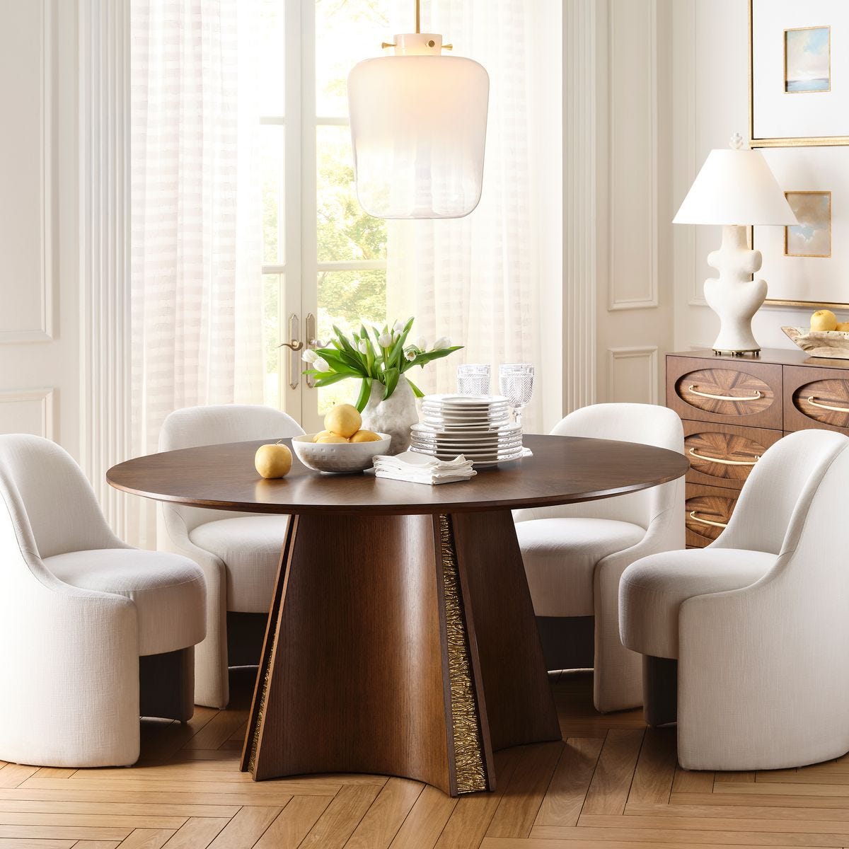Gold Rush Dining Table, 2 CARTONS
