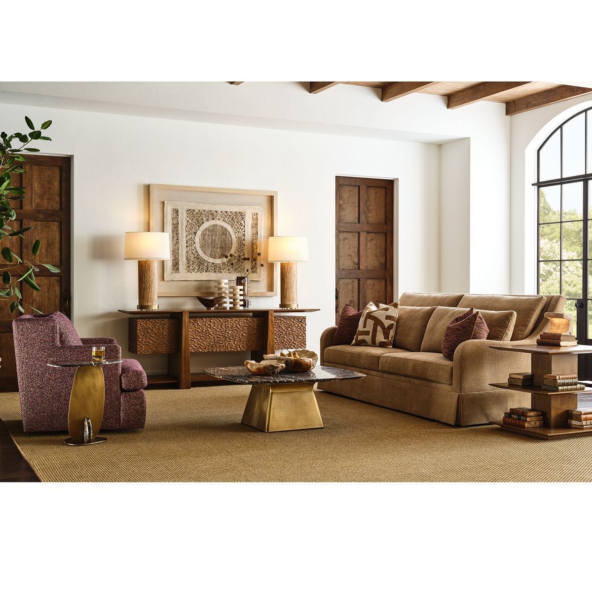 Stash It Side Table - Cocoa Brown