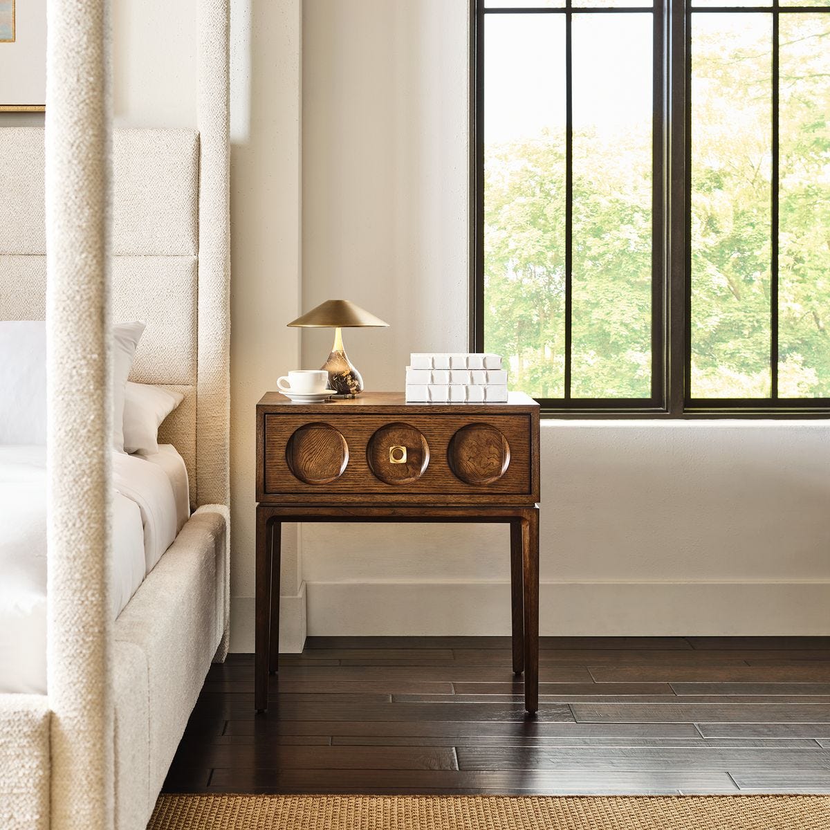 Roundabout Side Table - Cocoa Brown