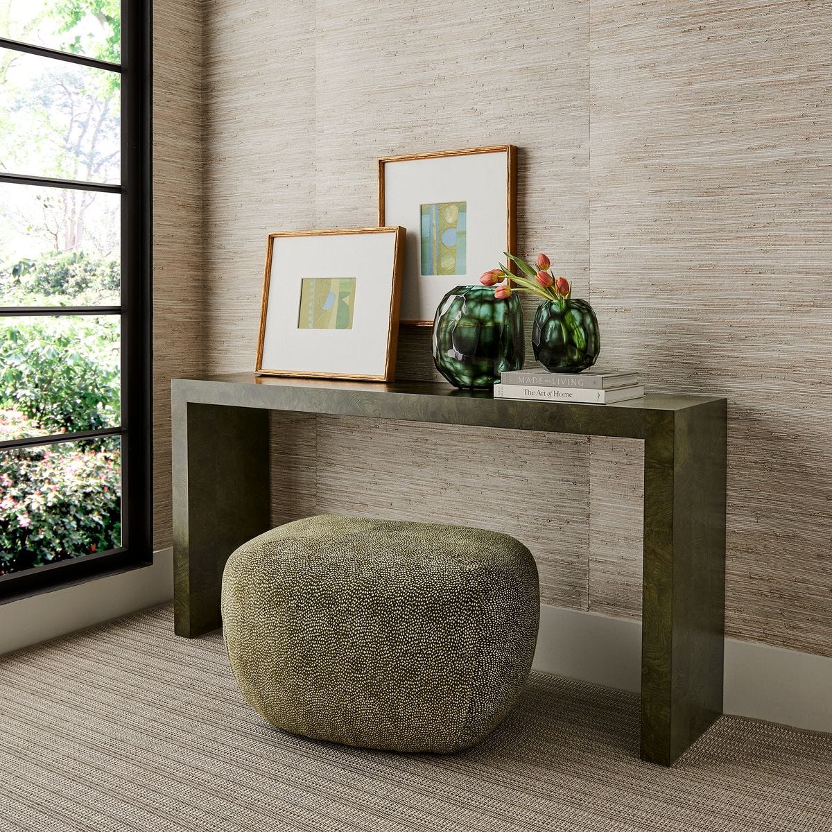 Ingrain Console Table - Olive