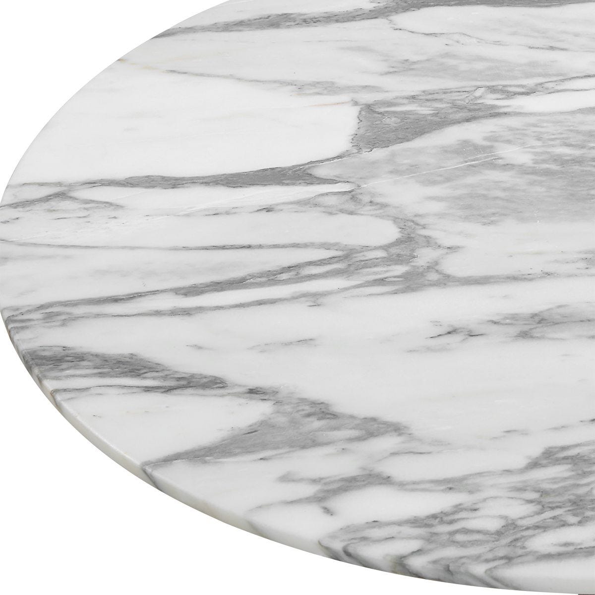 Kiss Accent Table - Arabescato Marble