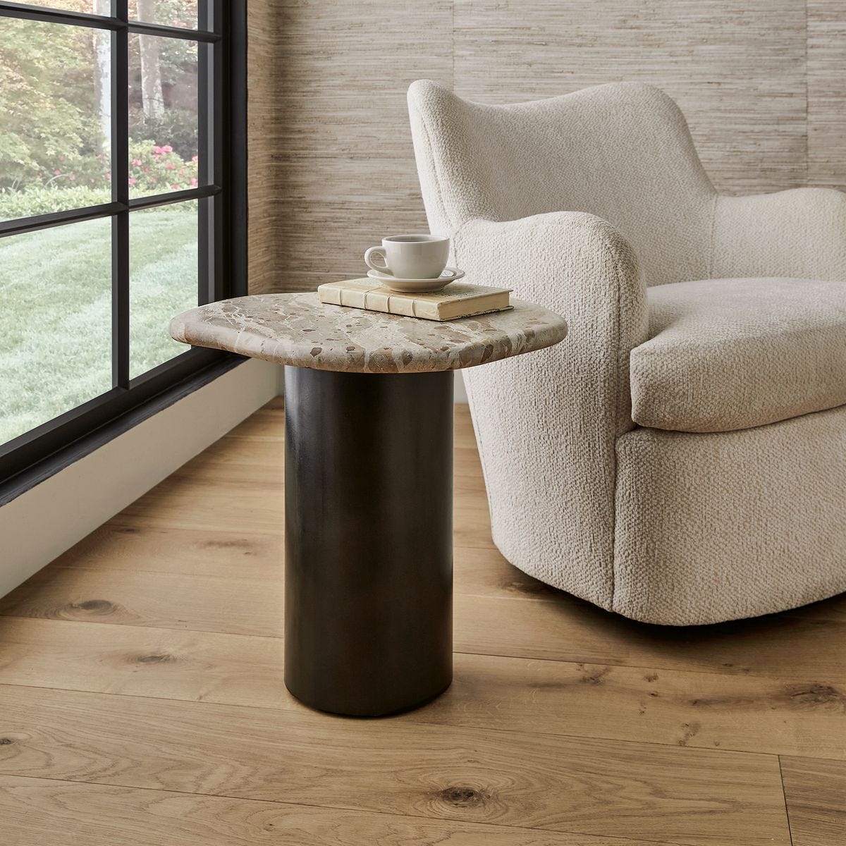 Pool Accent Table, 2 Cartons