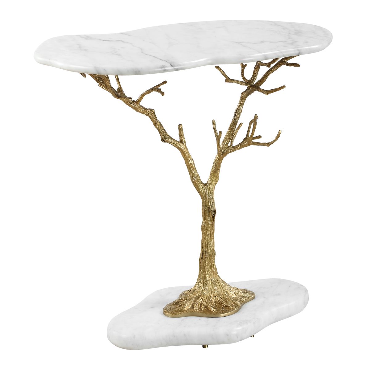 Golden Chestnut Accent Table