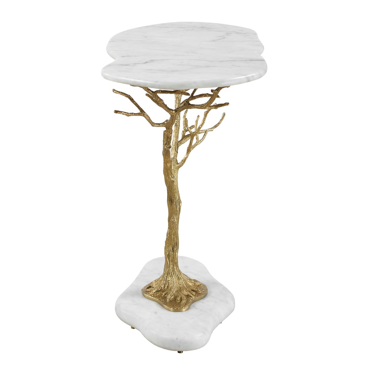 Golden Chestnut Accent Table