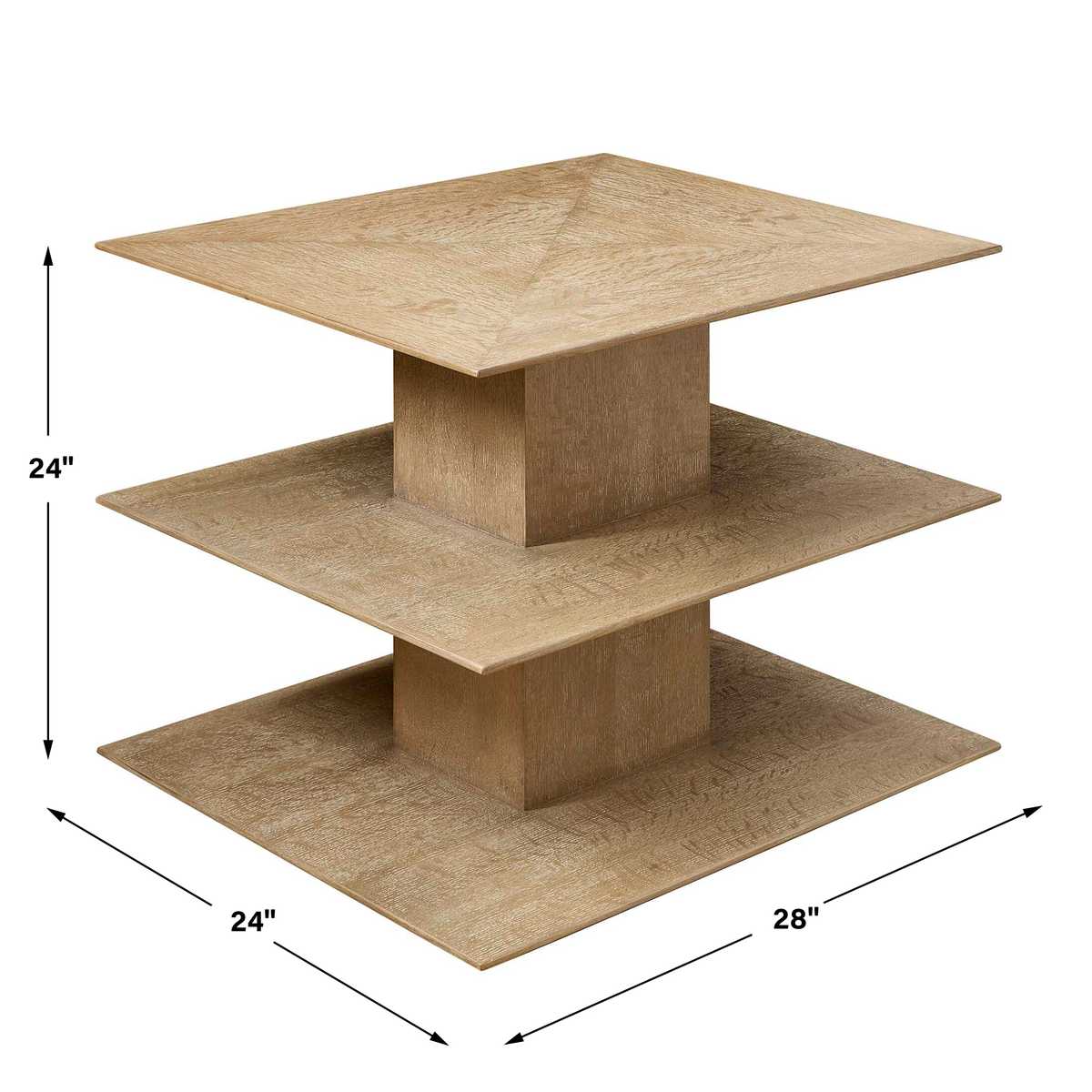 Stash It Side Table - Blonde