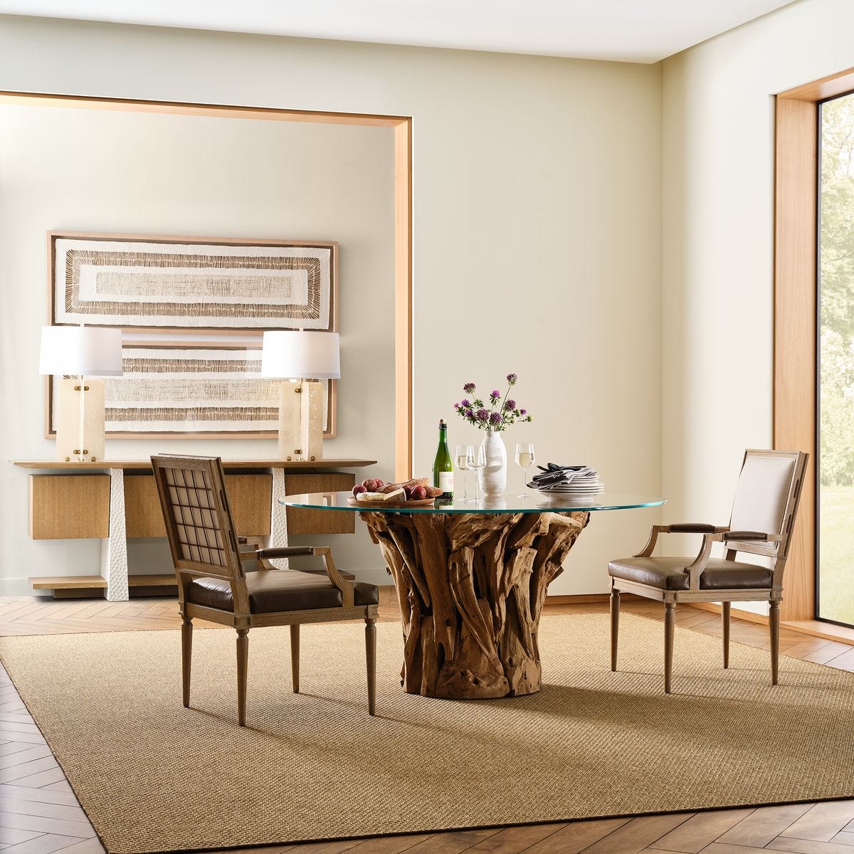 Hewn 4 Door Cabinet