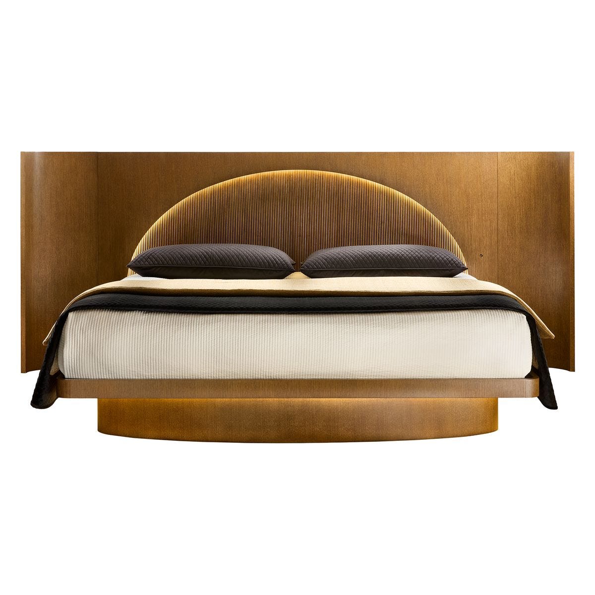 High Light, Lighted Platform Bed, King