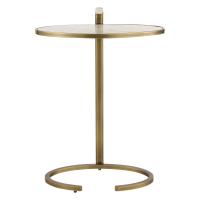 Marbled Pull Up Accent Table