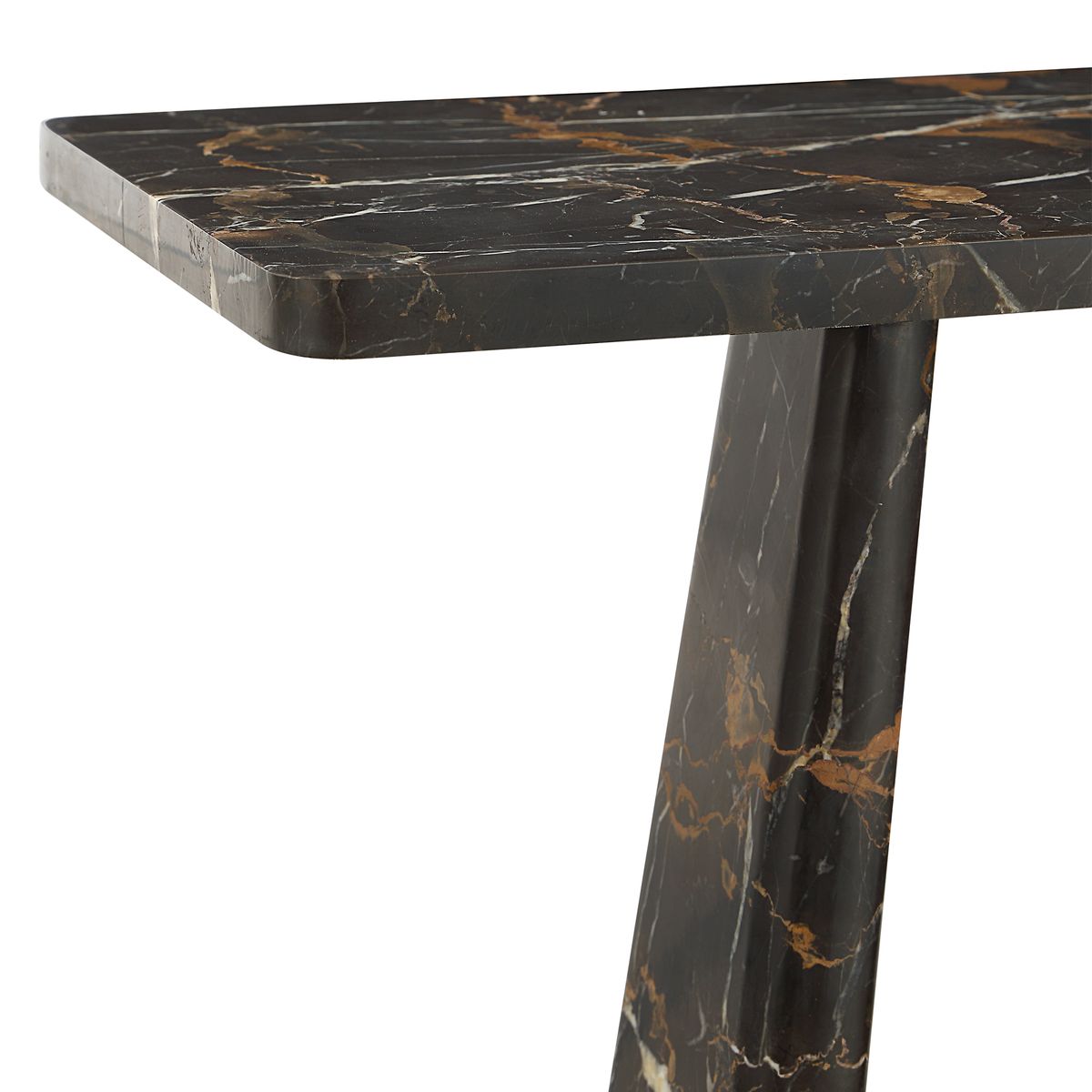 About Turn Side Table - Michelangelo Marble