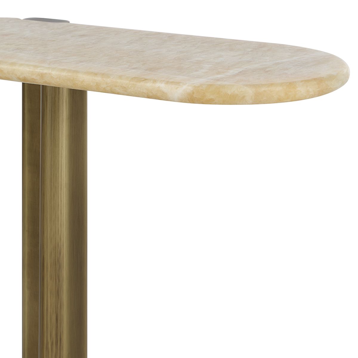 Rounded Cantilever Accent Table