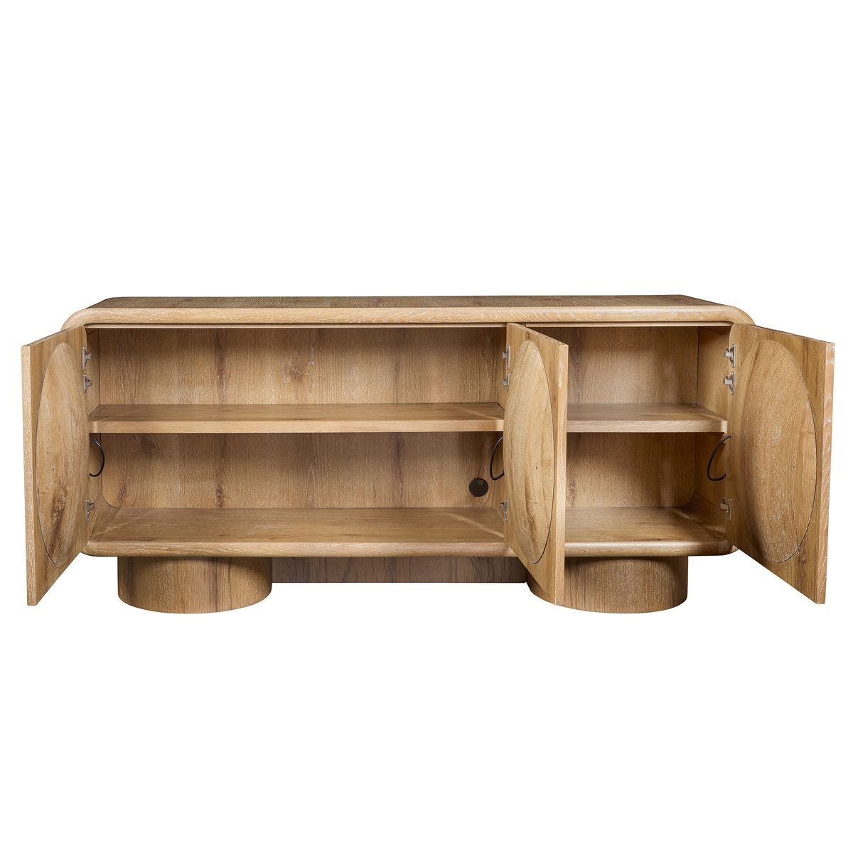 Forest Rings Lighted 3 Door Cabinet