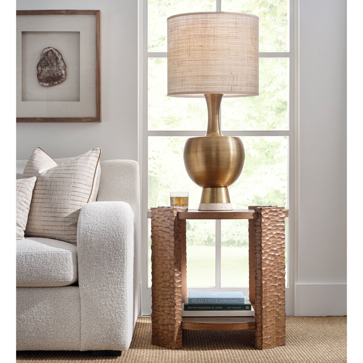 Hewned Side Table - Round