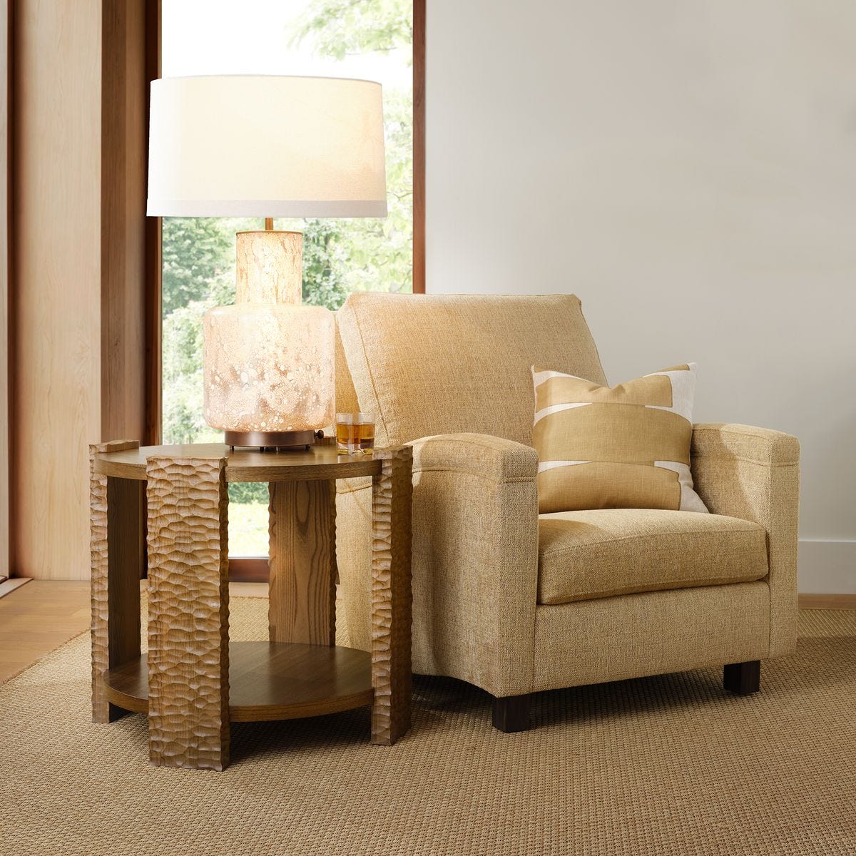 Hewned Side Table - Round