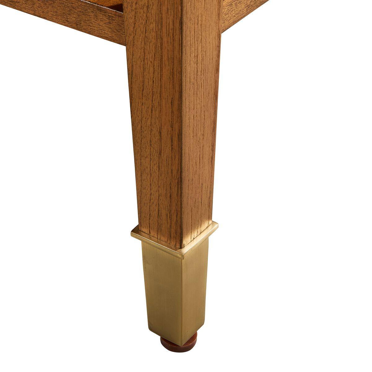 Marquetry Side Table - Medium Golden Brown