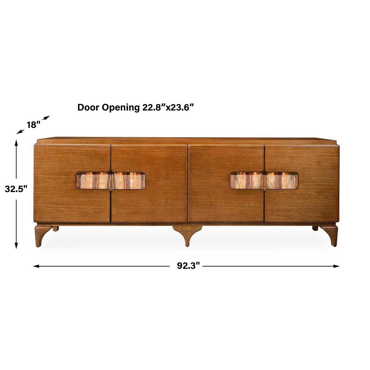 Inner Fire 4 Door Cabinet
