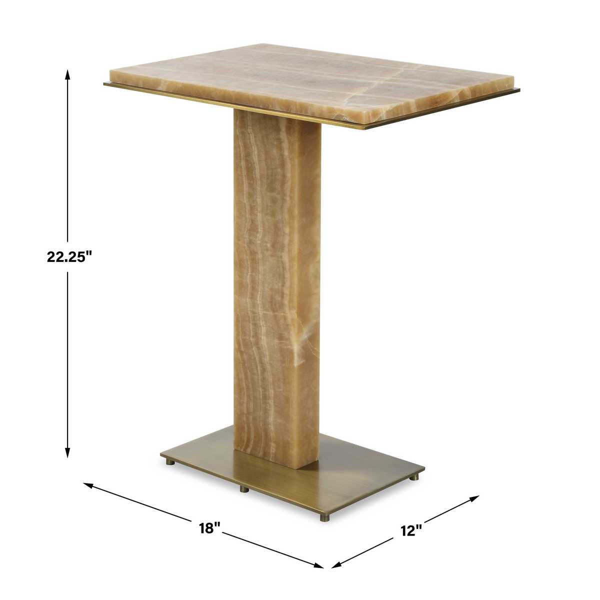 Overhang Accent Table