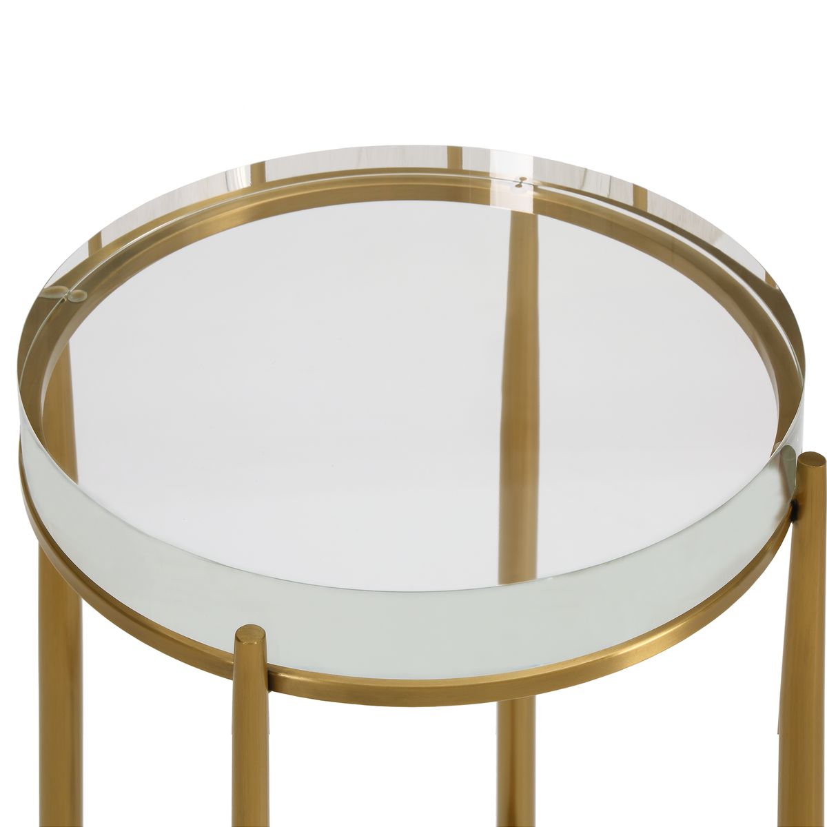 Crystal Clear Accent Table - Round