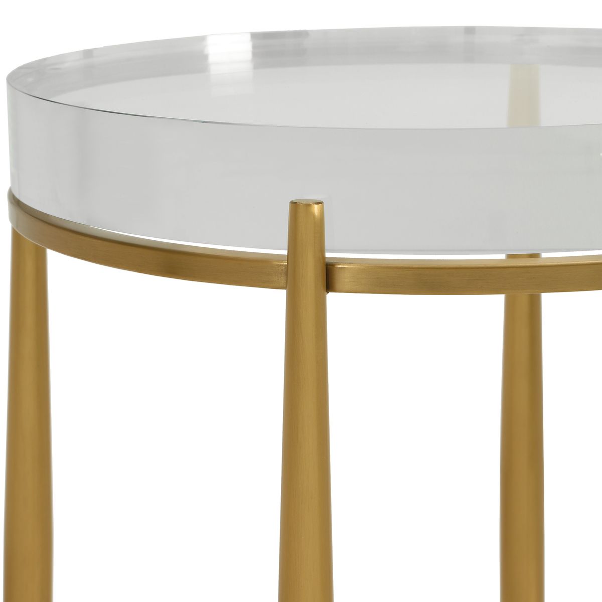 Crystal Clear Accent Table - Round