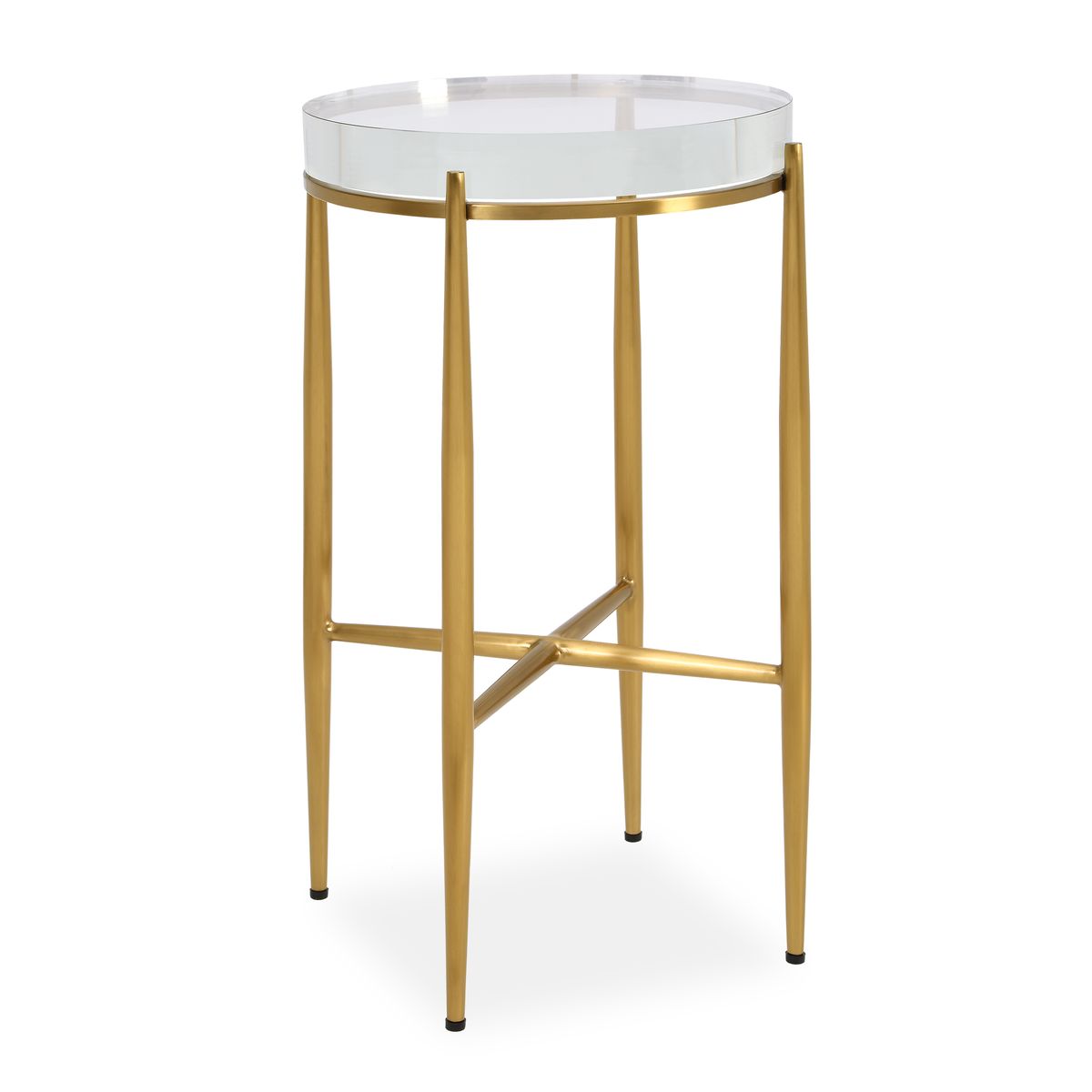 Crystal Clear Accent Table - Round