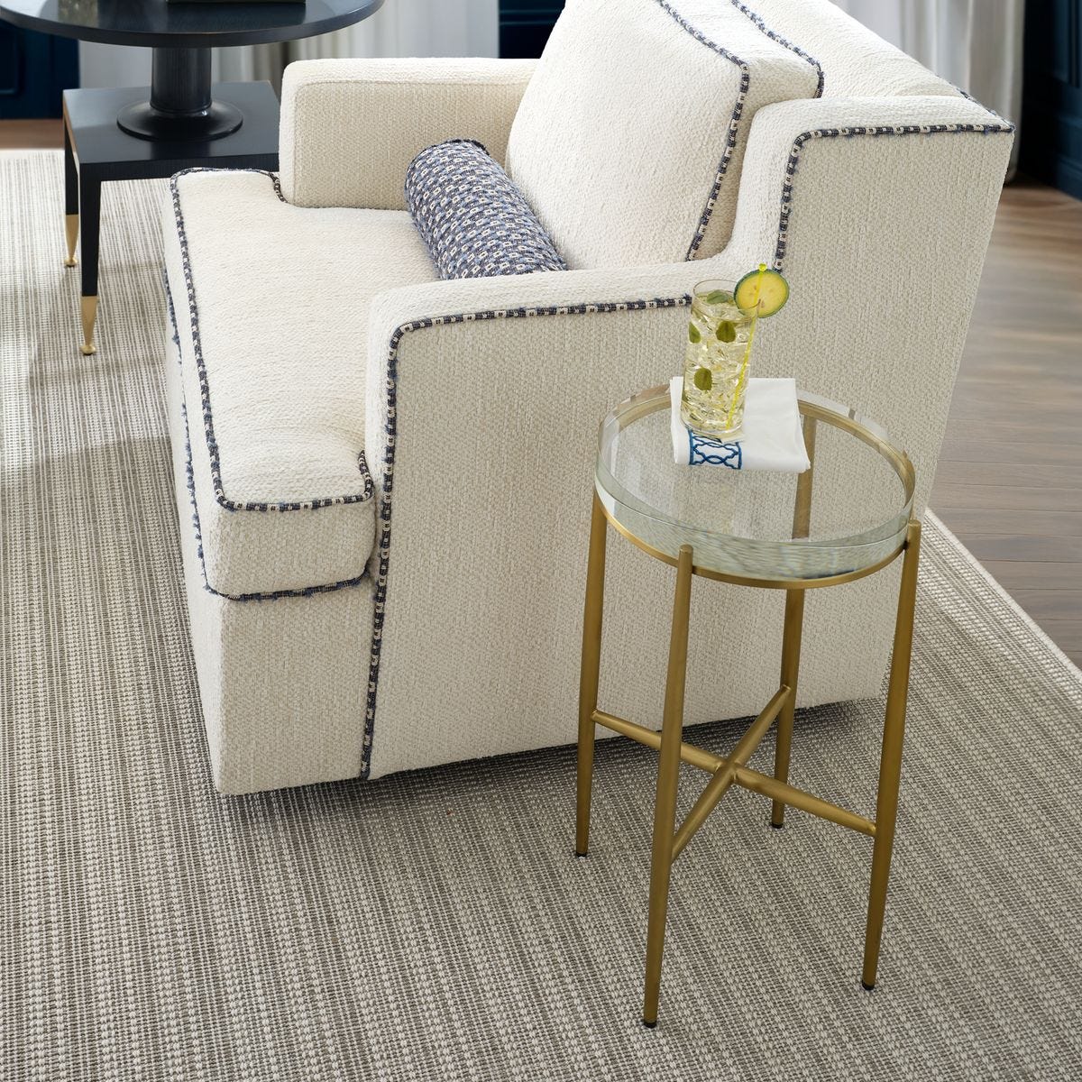 Crystal Clear Accent Table - Round