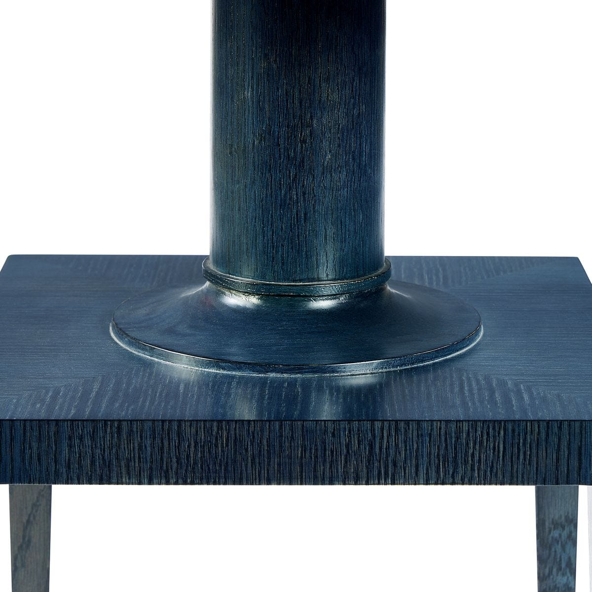 Put You On A Pedestal Side Table - True Blue