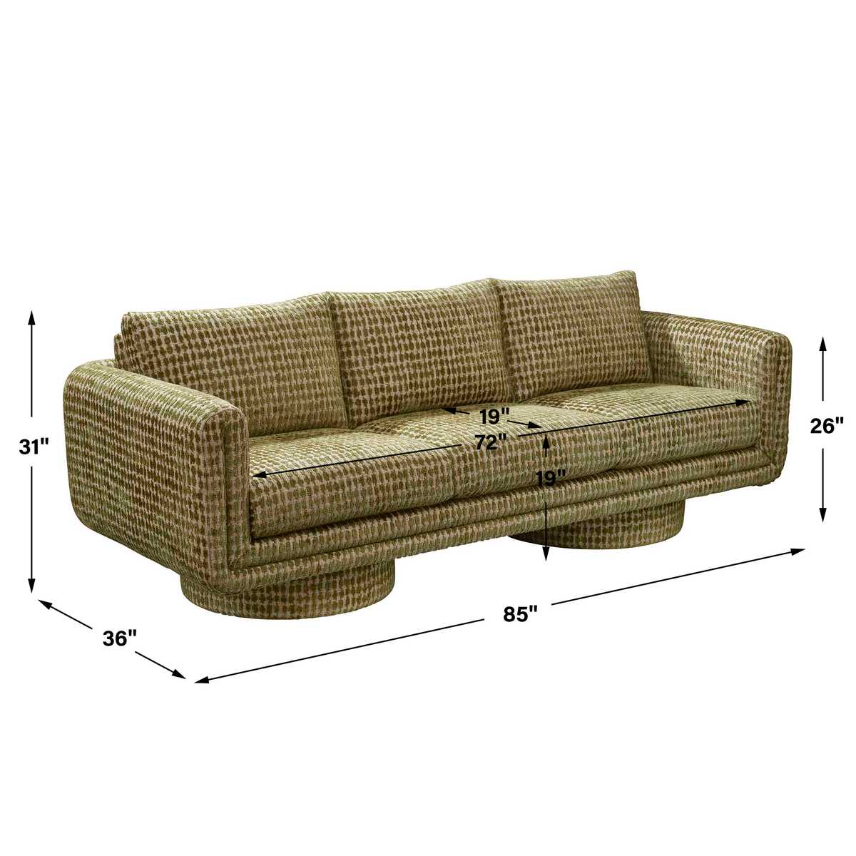 Loop Sofa - Cotton Patch Clover
