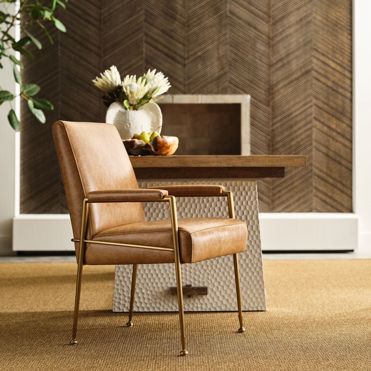 Maxim Dining Armchair - Parchment