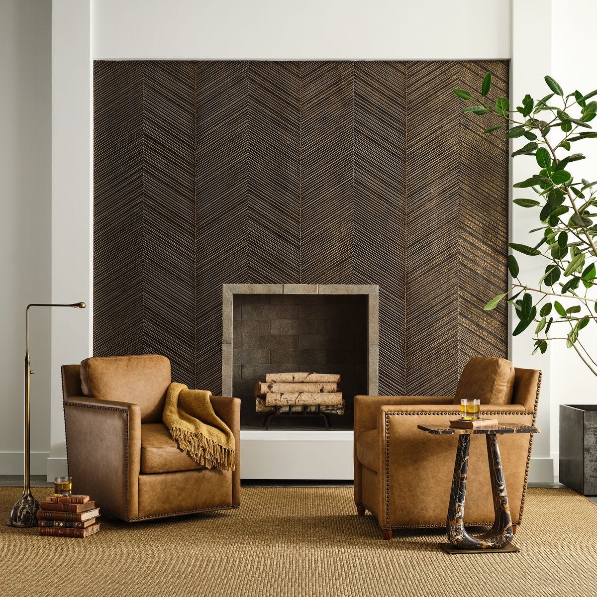 Roosevelt Swivel Chair - Toffee