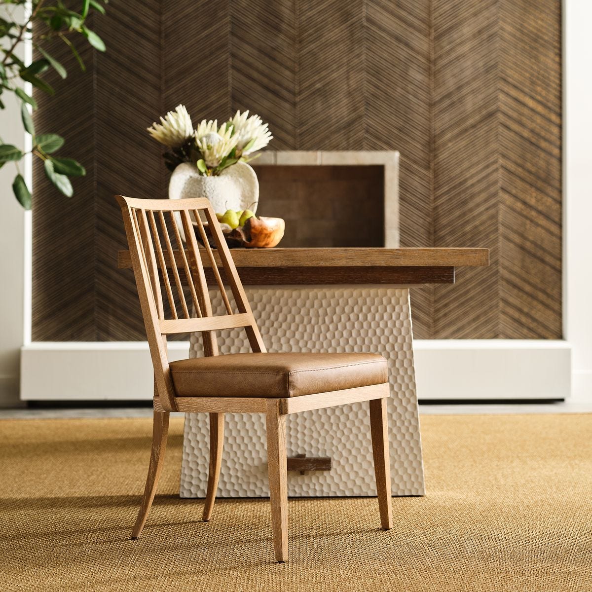 Swan Dining Chair - Toffee