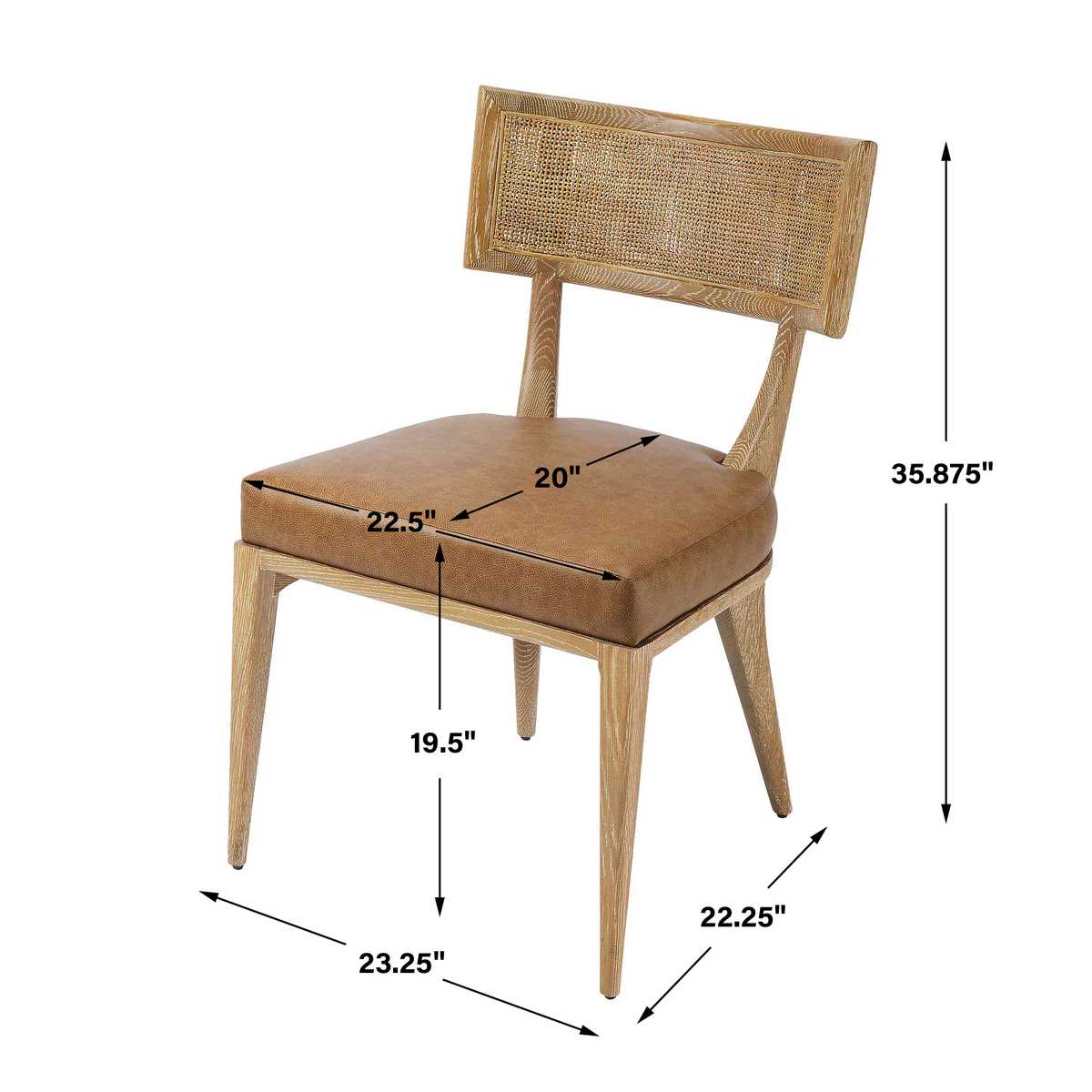 Athens Dining Chair - Toffee