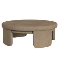 Give It A Rest Ottoman, Round - Lush Tawny