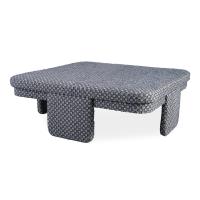 Give It A Rest Ottoman, Square - Lala Blue