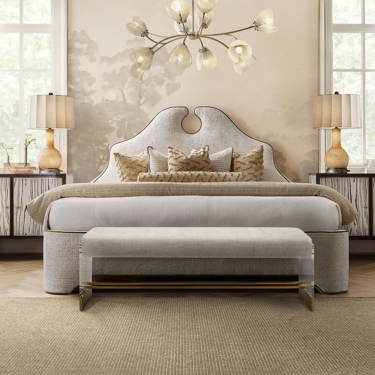 Apparition Large Bench - Ecru