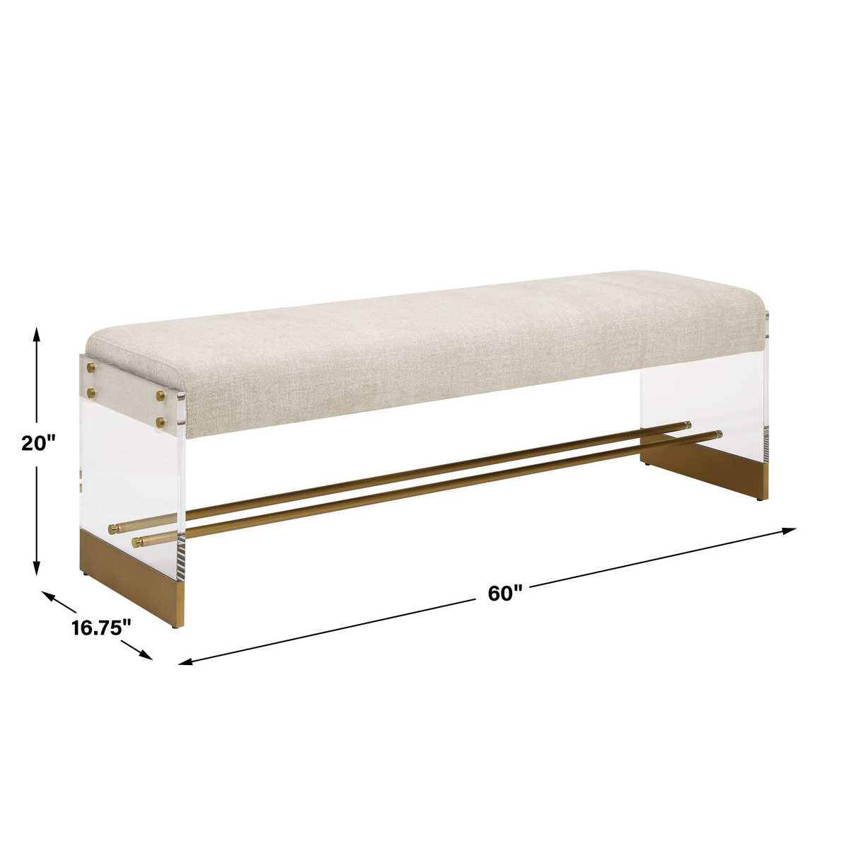 Apparition Large Bench - Ecru