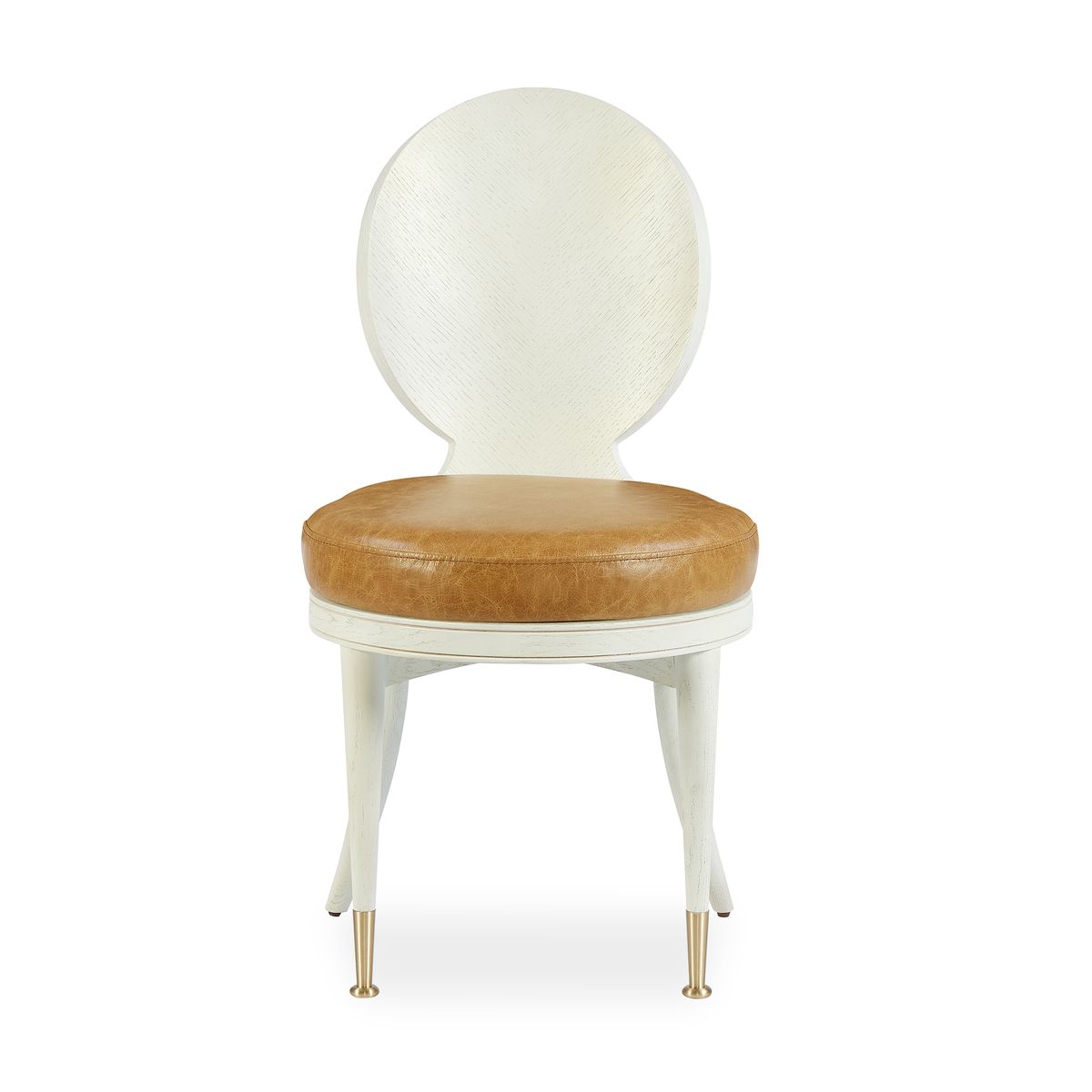Mix and Mingle Dining/Game Swivel Chair - Antique White