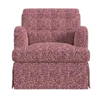 Hobnob Swivel Chair - Tweedy Bird Purple Finch