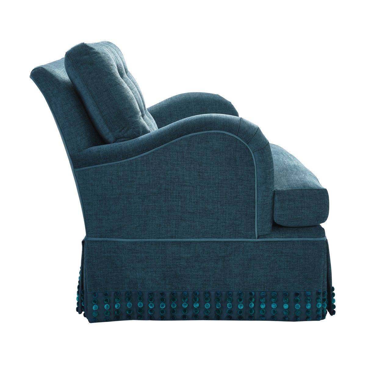 Hobnob Swivel Chair - Blue Danube
